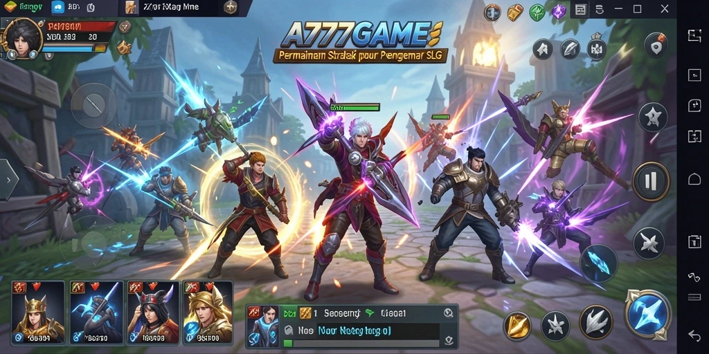Tampilan menarik dalam gameplay strategi A777GAME.