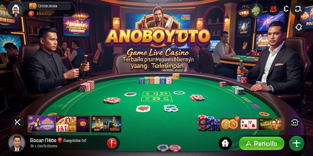 Gameplay ANOBOYTOTO menampilkan suasana Live Casino yang mengasyikkan.