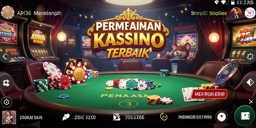 Gameplay seru dalam aplikasi Kasino API36 yang menghibur.