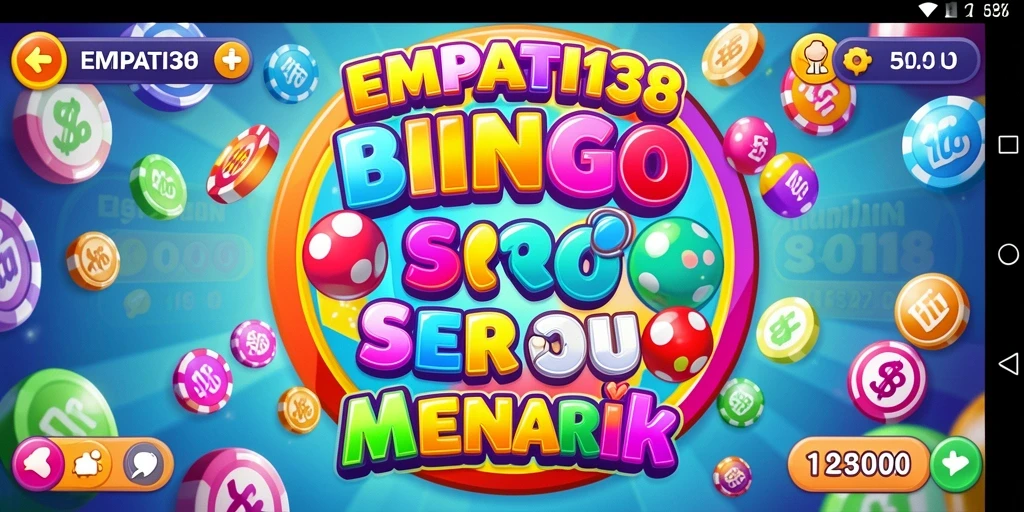 Tampilan gameplay seru Bingo di EMPATI138 dengan grafis menarik.
