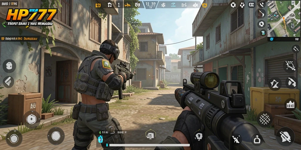 Gameplay HP777 yang menegangkan dalam aksi tembak-menembak.