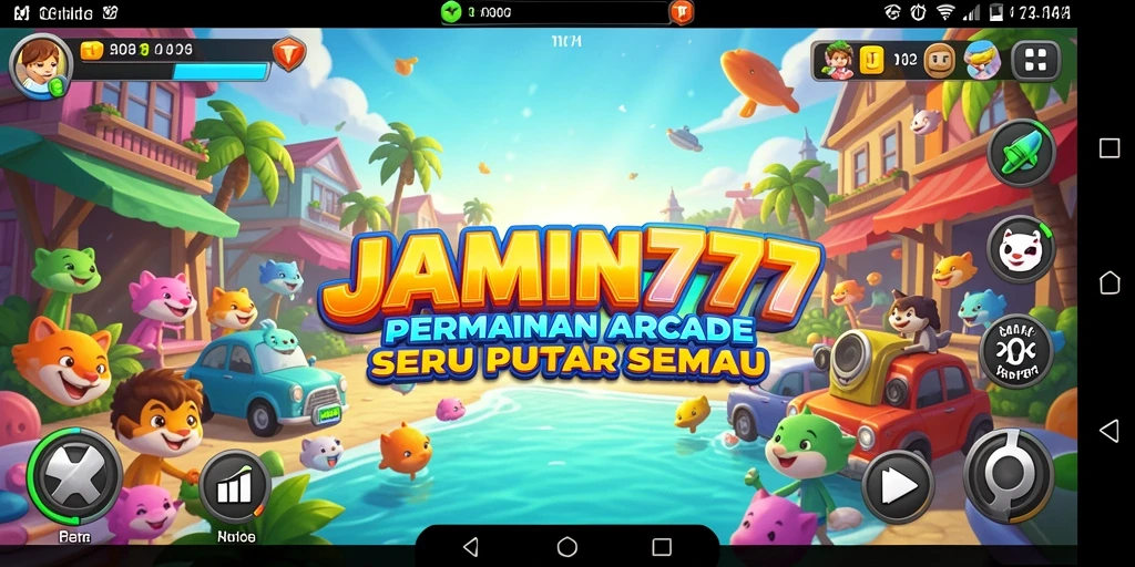 Screenshot permainan <strong>JAMIN777</strong> menunjukkan aksi seru dalam gameplay Arcade.
