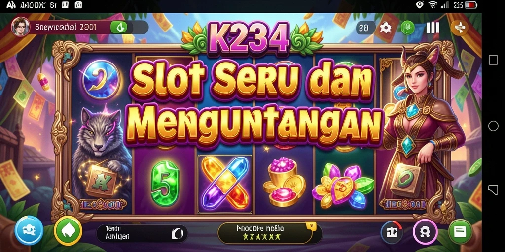 Gameplay seru K234 dengan banyak pilihan Slot menarik.