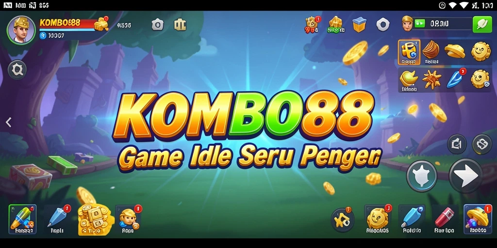 Screenshot gameplay KOMBO88 menampilkan elemen Idle yang menarik.