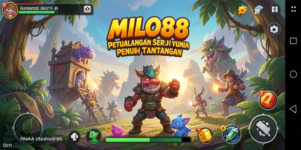 Screenshot gameplay petualangan menegangkan di MILO88.