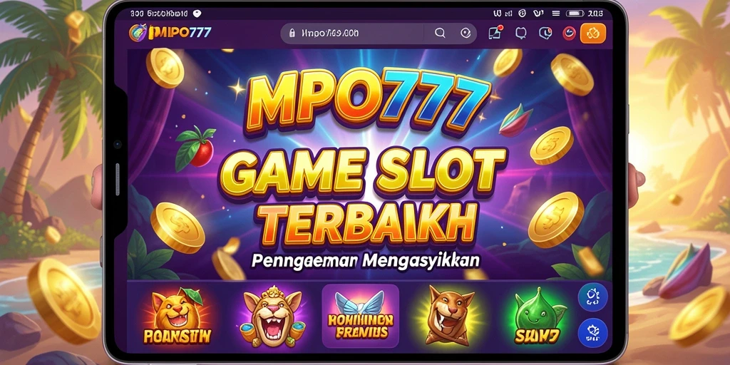 Gameplay MPO777 dengan efek visual menakjubkan dan tema menarik.