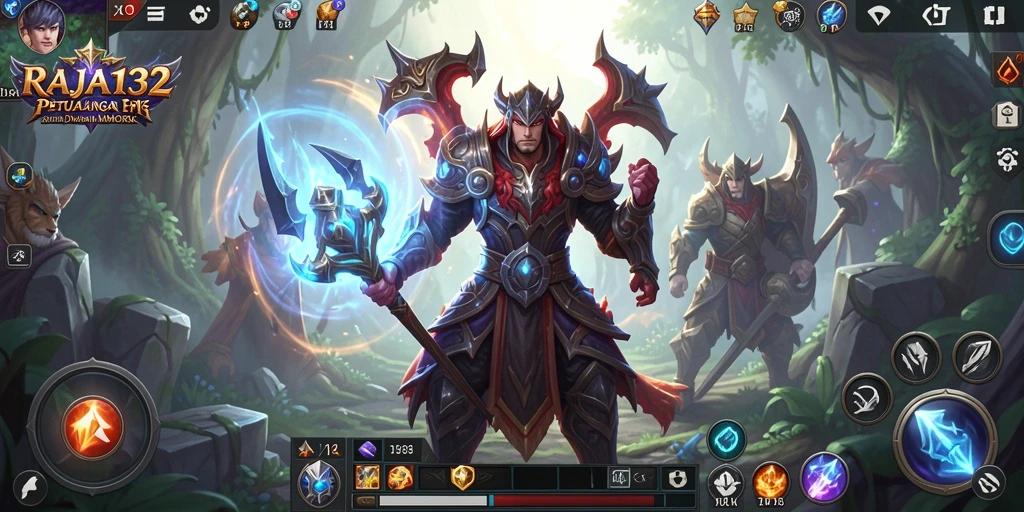 Gameplay menakjubkan dari RAJA132 dalam aksi MMORPG.