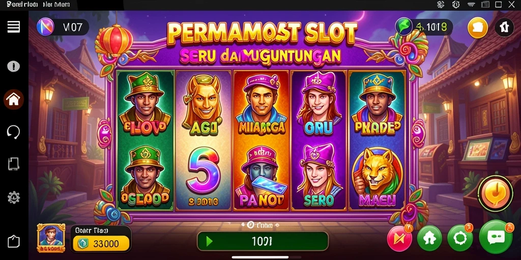 Tampilan gameplay Slot yang seru dan menarik di V07.